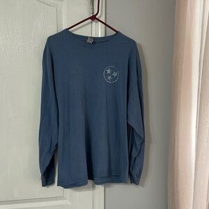 Gildan Long Sleeve Shirt - Navy Blue